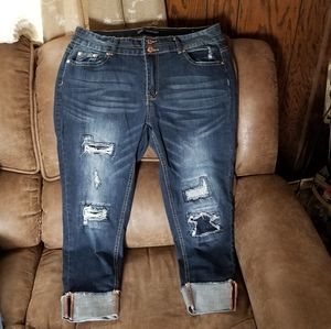 Distressed Sandpiper brand jeans size 18